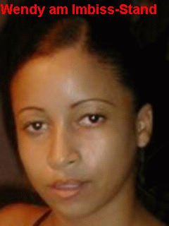 Wendy am Imbiss Stand Cabarete